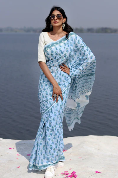 Chikankari Saree